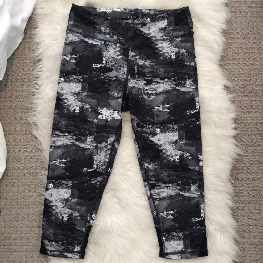 Grey Crop leggings